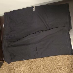 All black polo shorts